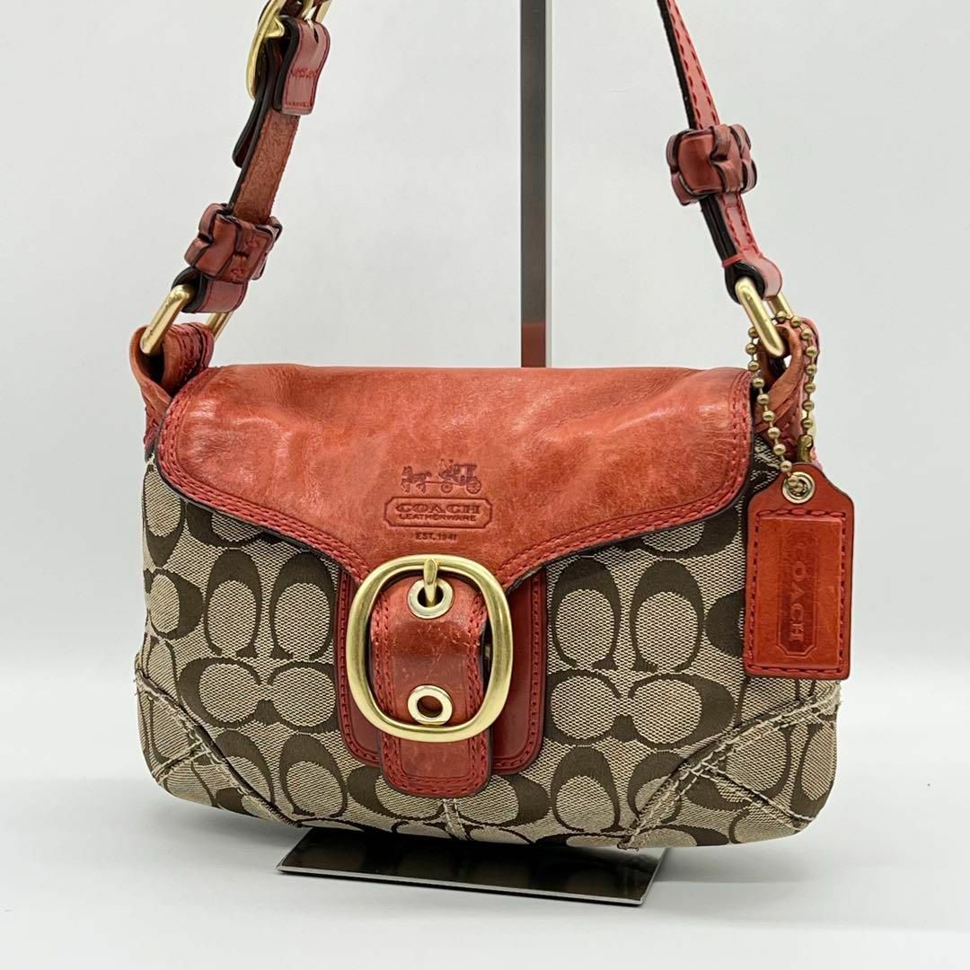 COACH - ✨️美品✨️COACH シグネチャー ハンドバッグ ミニバッグ