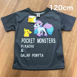 ポケモン(ポケモン)のピカチュウ&ガラルポニータ 半袖Tシャツ　120 ポケモン　子供　キッズ(Tシャツ/カットソー)