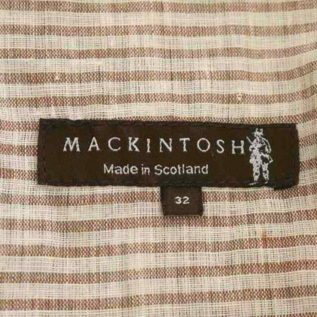 MACKINTOSH(マッキントッシュ)のマッキントッシュ ゴム引きコート ステンカラーコート 32 ダークブラウン レディースのジャケット/アウター(その他)の商品写真