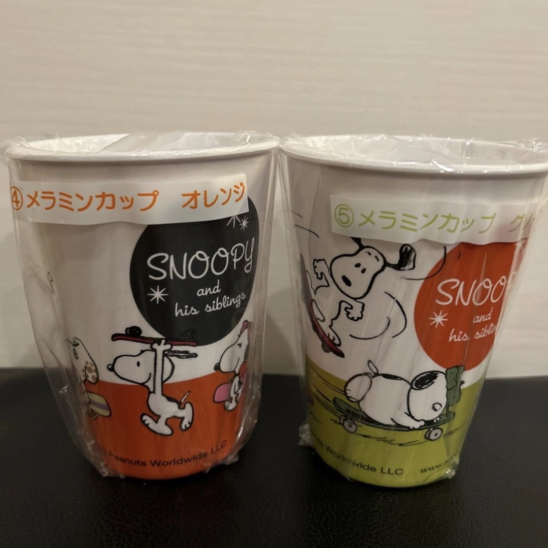 SNOOPY(スヌーピー)のSNOOPY メラミンカップ　セット エンタメ/ホビーのアニメグッズ(その他)の商品写真