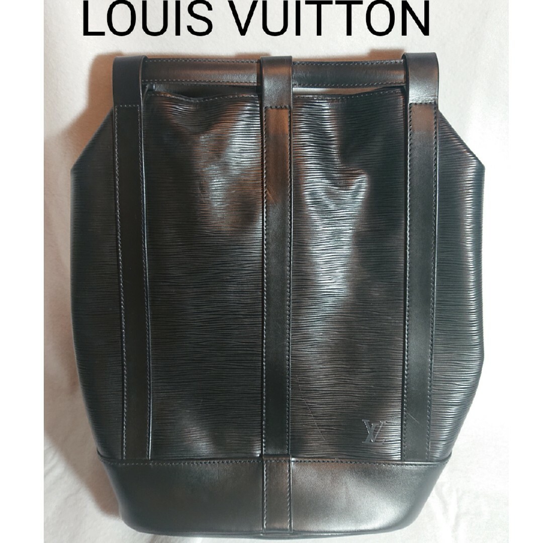 良品 ルイ・ヴィトン Louis Vuitton ランドネ   エピ  ブラック