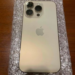 アイフォーン(iPhone)の【超美品】 iPhone 14 pro 128GB ゴールド (スマートフォン本体)