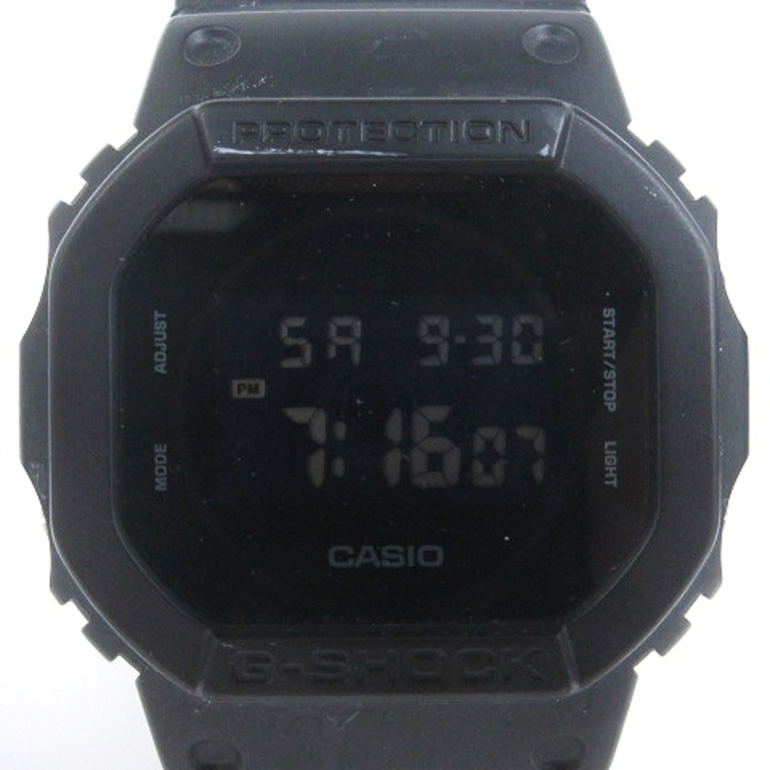 カシオジーショック ソリッドカラーズ 腕時計 デジタル クオーツ 黒 ■SM1