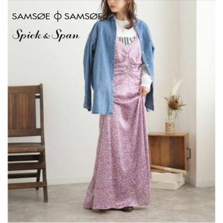 美品★Spick&Span SAMSOE SAMSOE ワンピース 923(ロングワンピース/マキシワンピース)