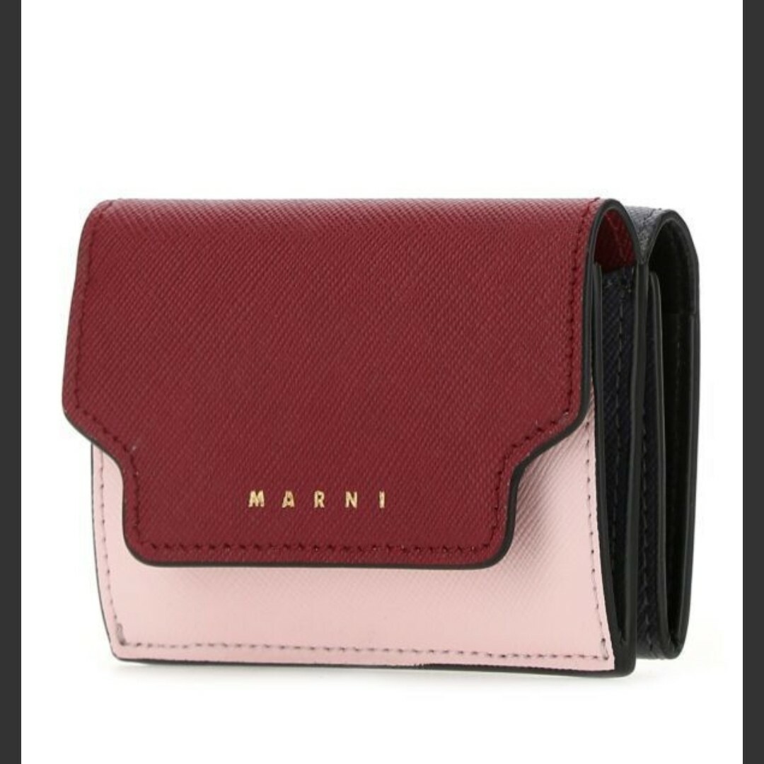 新品  正規品 MARNI☆マルチカラー レザー ウォレット 三つ折り