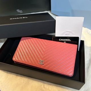 シャネル(CHANEL)のシャネル 長財布 シェブロン Vステッチ(財布)