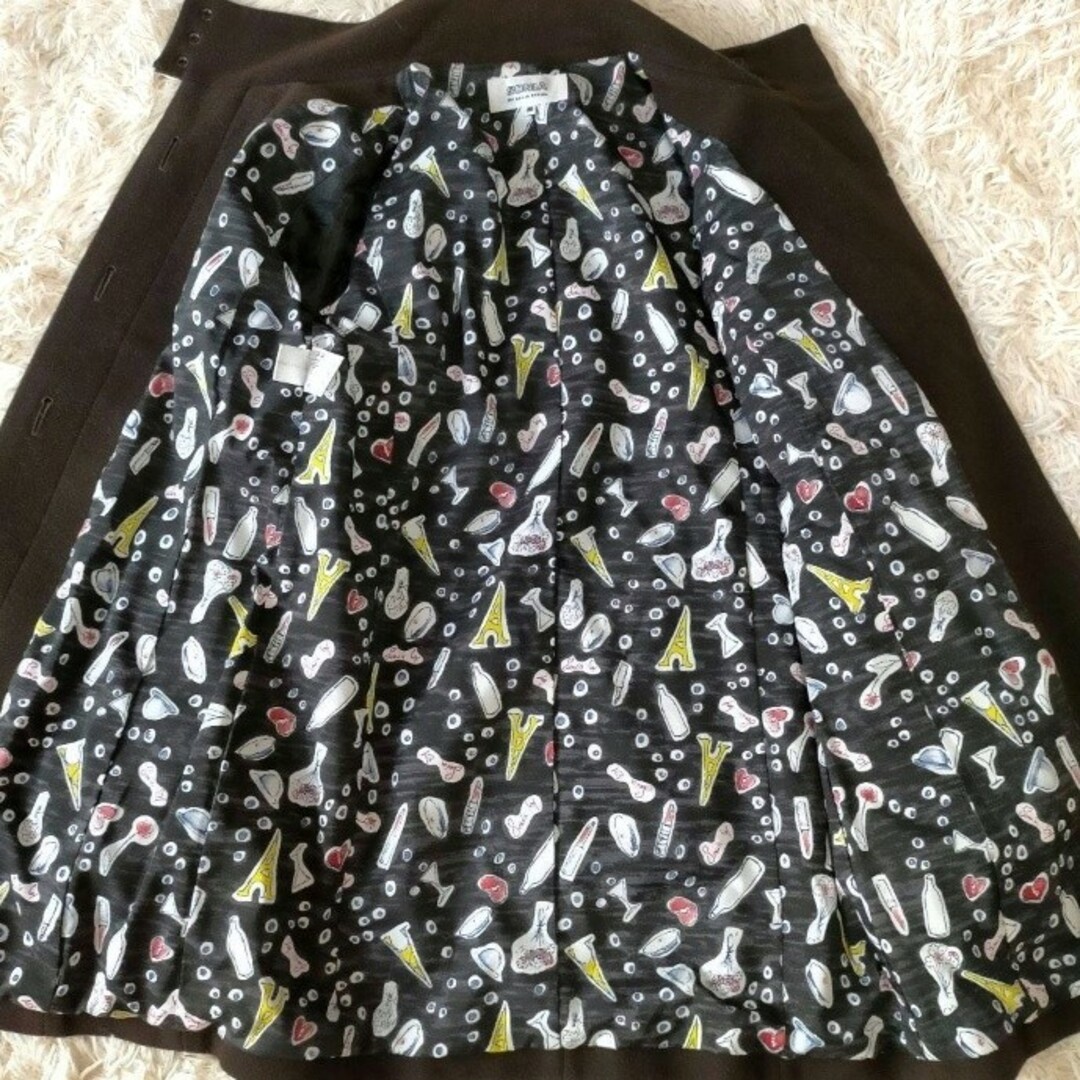 【ソニアバイソニアリキエル】ウールカシミヤコート レッキスファー 38サイズ