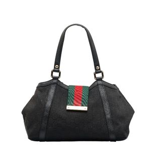 グッチ(Gucci)のグッチ GGキャンバス シェリーライン ハンドバッグ トートバッグ 233610 キャンバス レディース GUCCI 【1-0119657】(ハンドバッグ)