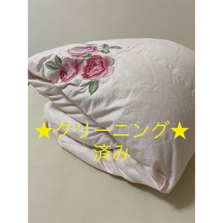 丸八真綿シルク刺繍・肌布団 ダブルサイズ