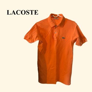 ラコステ(LACOSTE)のラコステ　ポロシャツ　オレンジ(ポロシャツ)