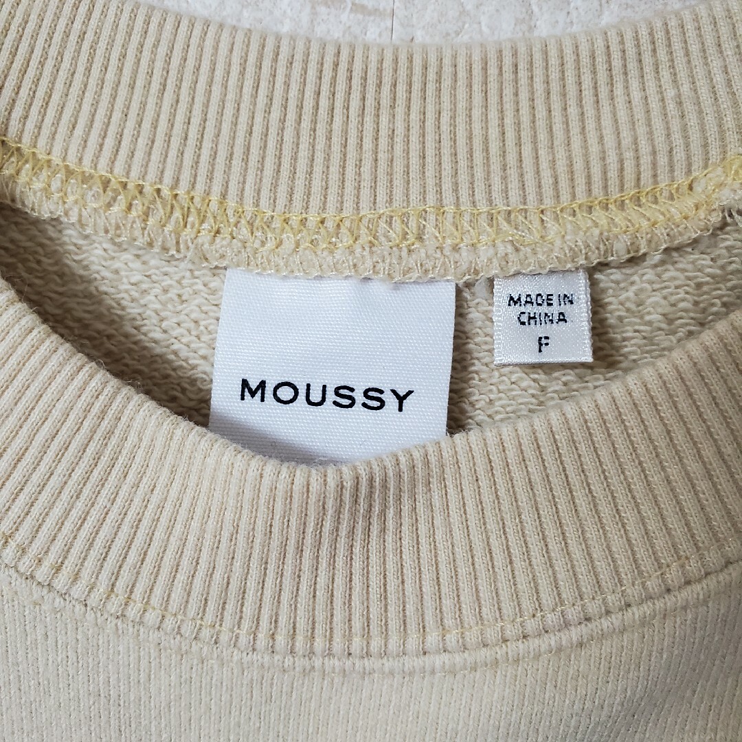 moussy(マウジー)のmoussyスウェットUSED加工moussySLY古着ユニクロMIXTA レディースのトップス(トレーナー/スウェット)の商品写真