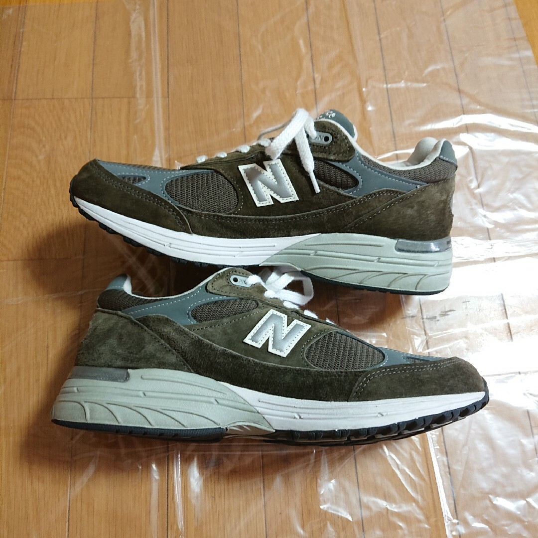 New Balance ニューバランス MR 993 MG  オリーブ グリーン 3