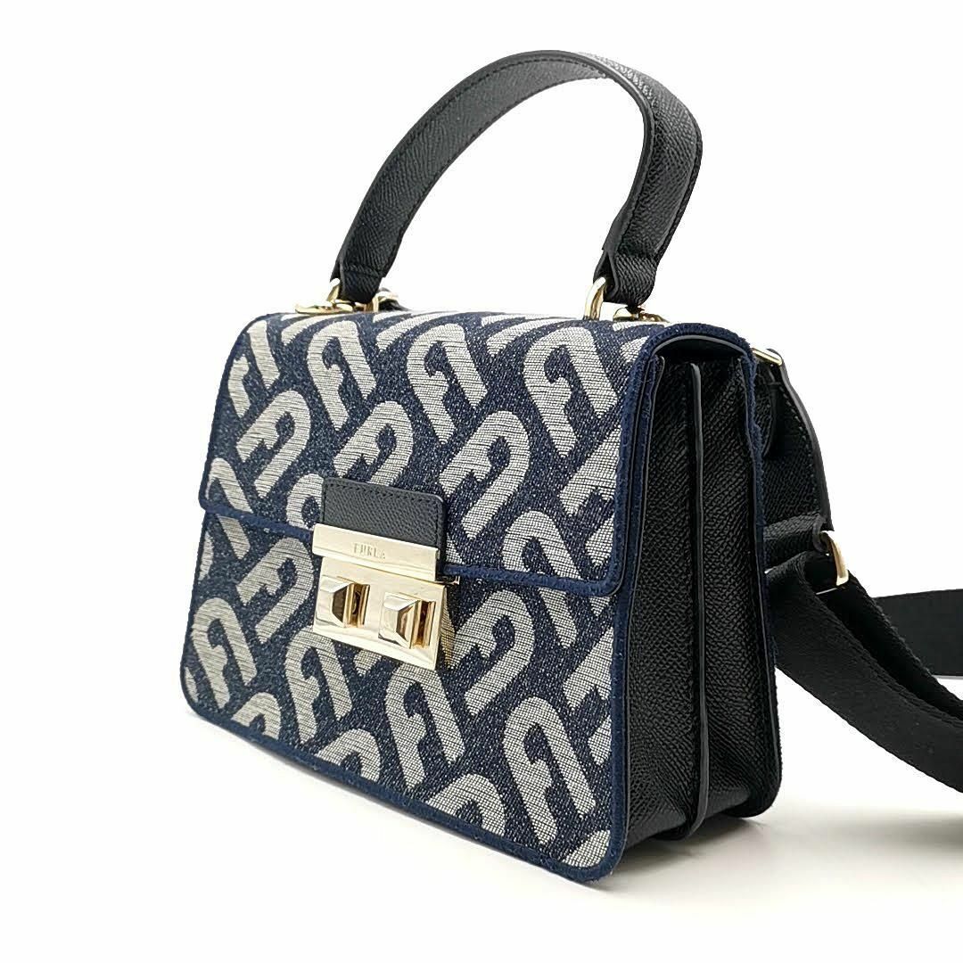 Furla(フルラ)の美品 フルラ FURLA ショルダーバッグ ベラ デニム 03-23092908 レディースのバッグ(ショルダーバッグ)の商品写真