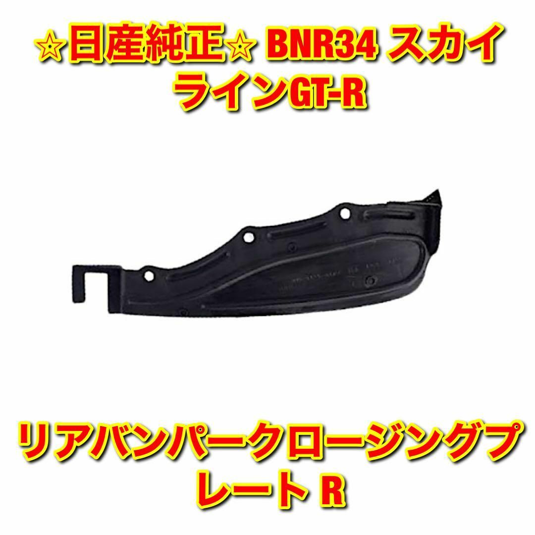 【新品未使用】スカイラインGT-R リアバンパークロージングプレート 左右セット