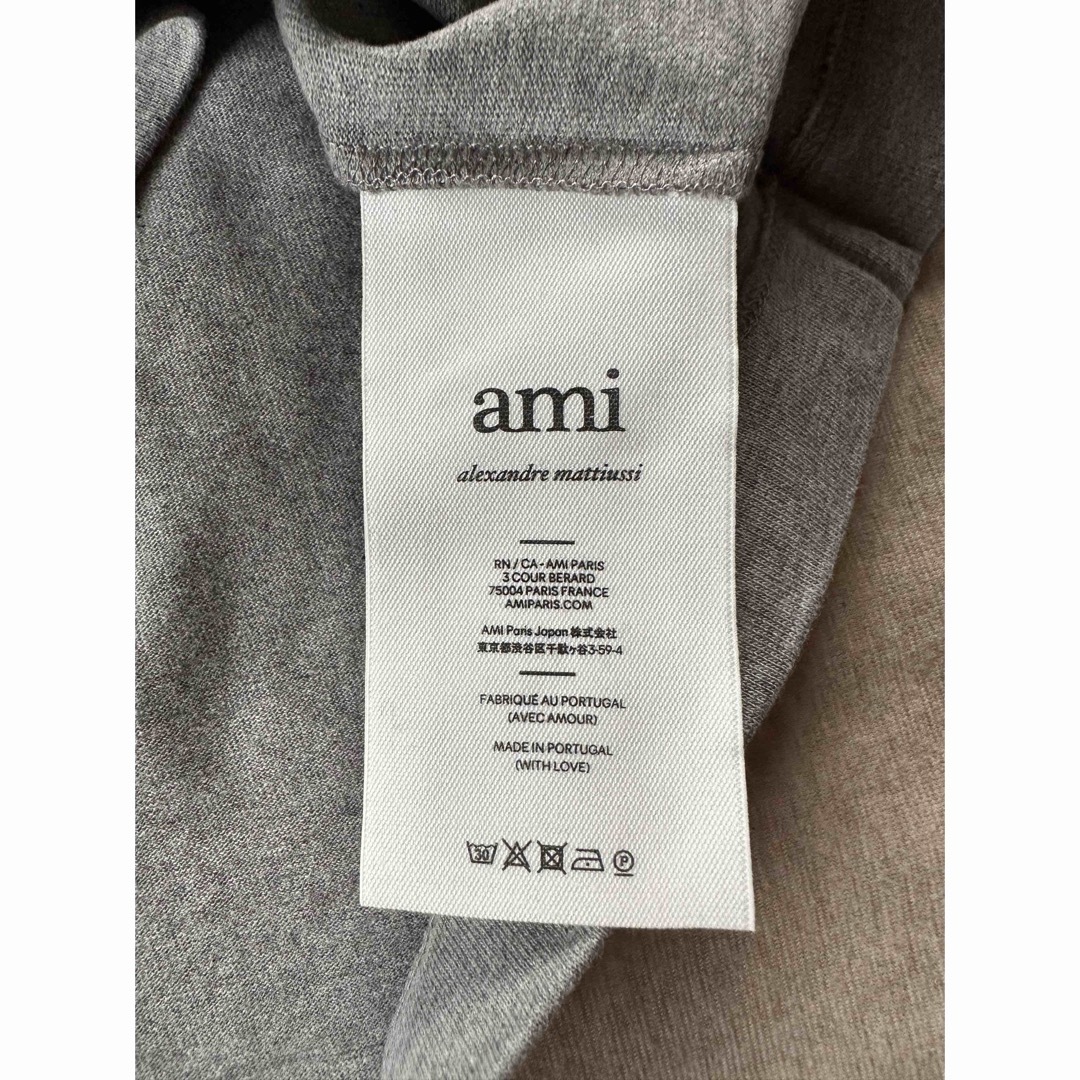 濃紺XXL新品 AMI Paris アミ グラフィック ロゴ Tシャツ 半袖