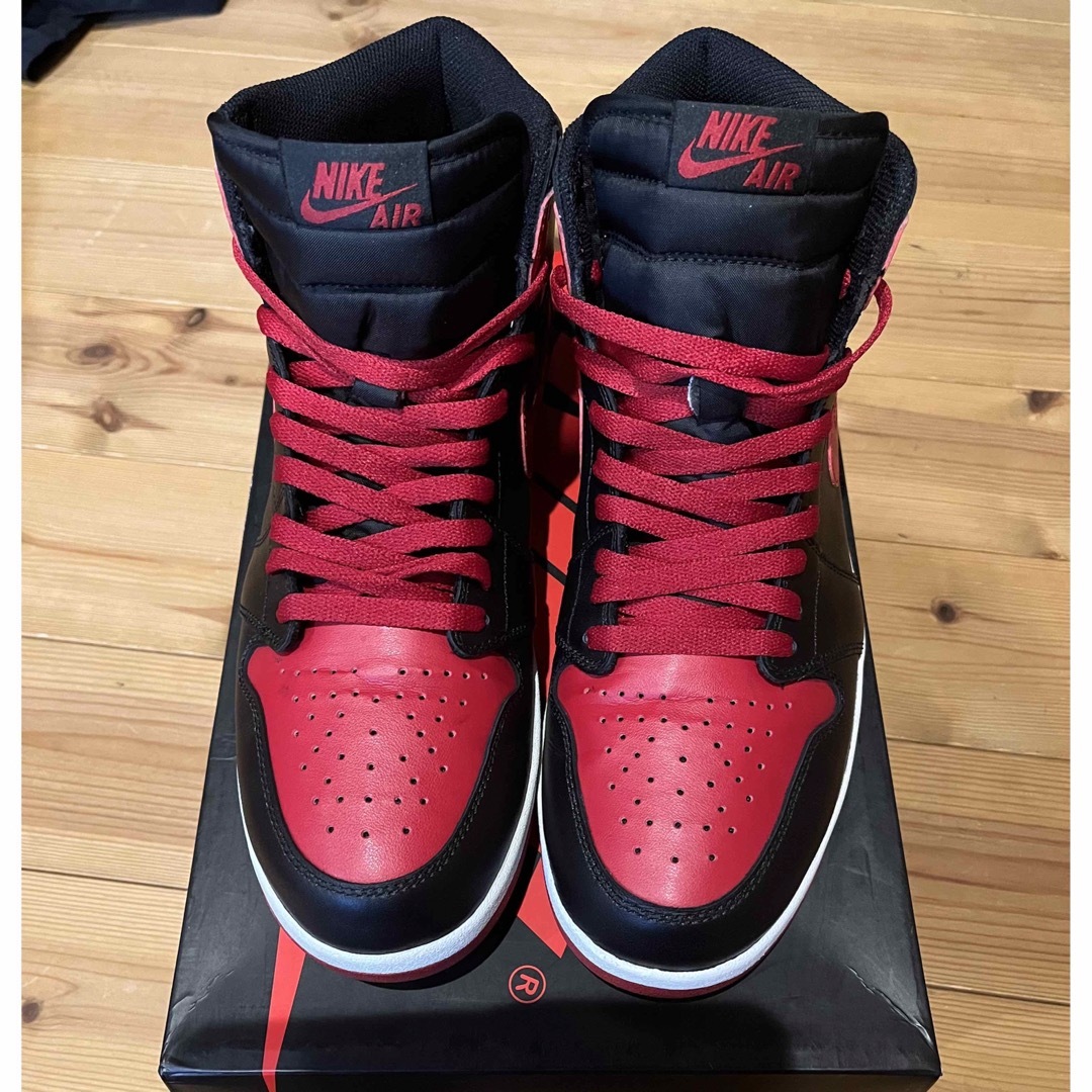 NIKE(ナイキ)のAIR JORDAN 1 HIGH THE RETURN ブラックレッド28㎝ メンズの靴/シューズ(スニーカー)の商品写真