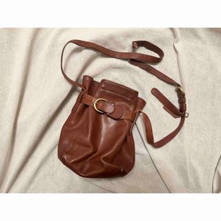 コーチ(COACH)のOLD COACH 巾着ショルダーバッグ【難あり】(ショルダーバッグ)