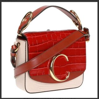 クロエ(Chloe)の新品　正規品  chloe クロコダイル型押し C ミニバック(ショルダーバッグ)