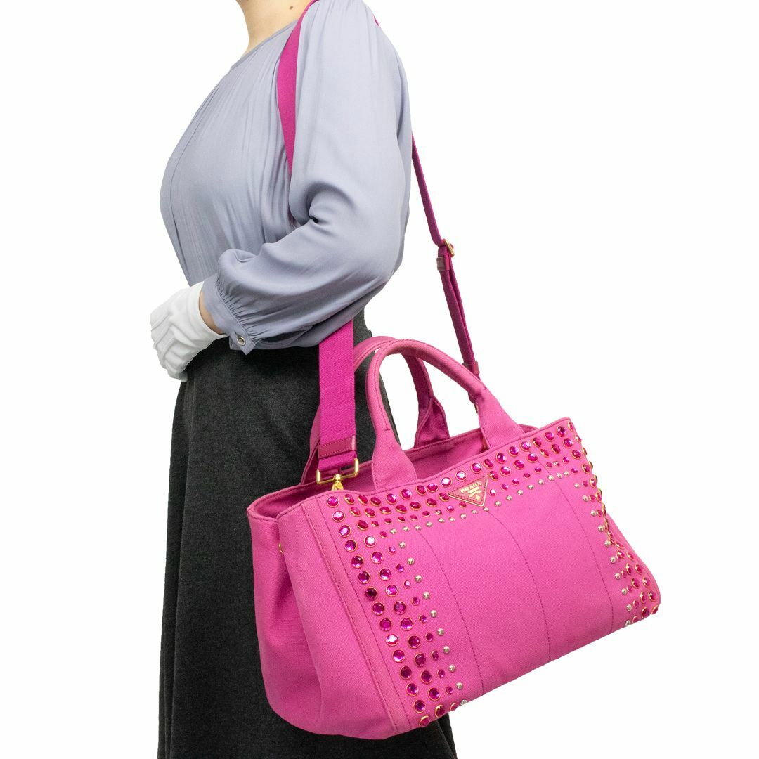 PRADA - 【全額返金保証・送料無料】プラダの2wayトートバッグ・正規品