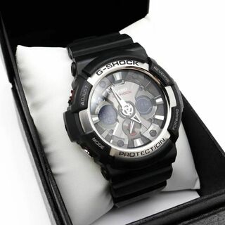 ジーショック(G-SHOCK)の《美品》G-SHOCK 腕時計 ブラック アナデジ 20気圧防水(腕時計(アナログ))