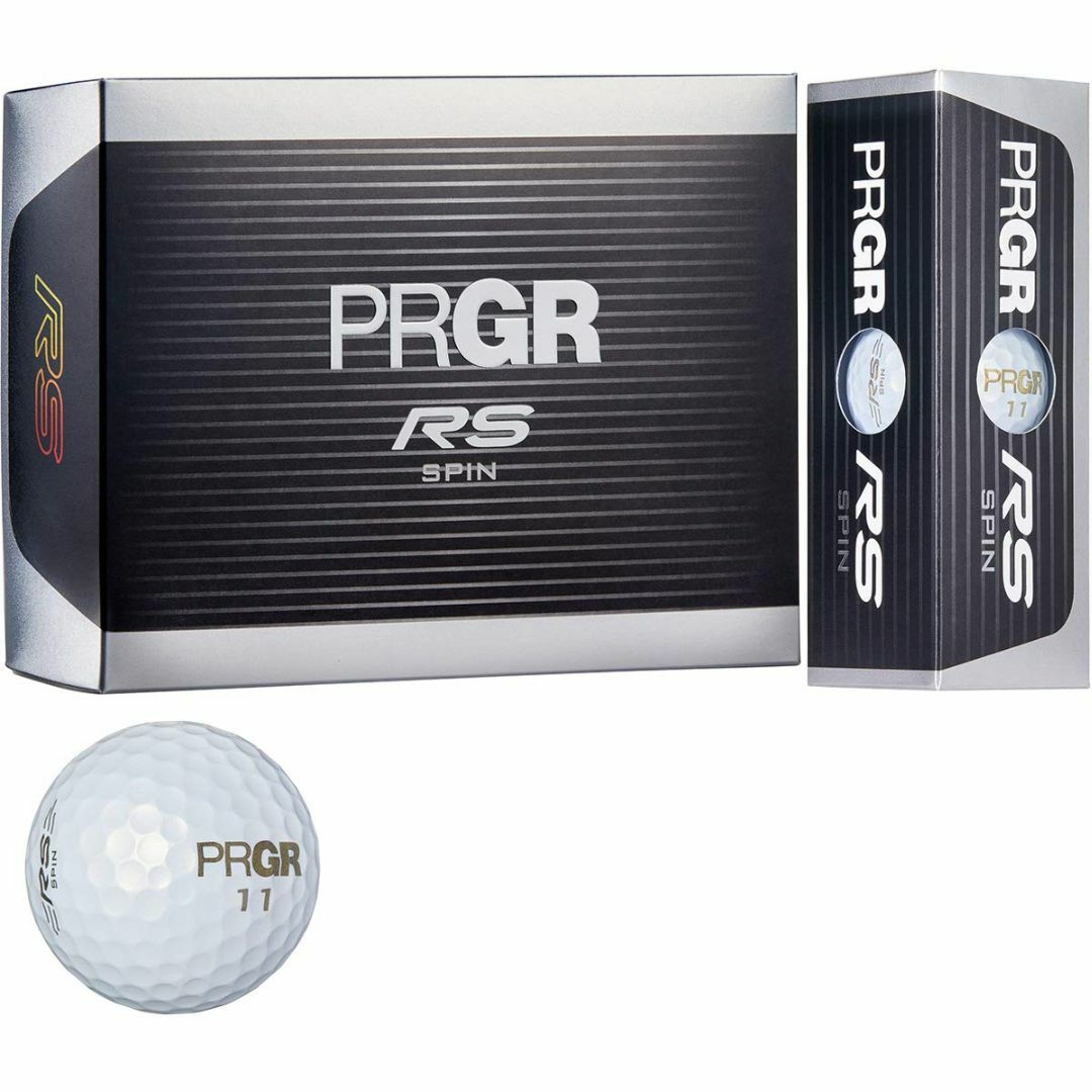 PRGR(プロギア) RS スピン ゴルフ ボール パール ホワイト 3層構造