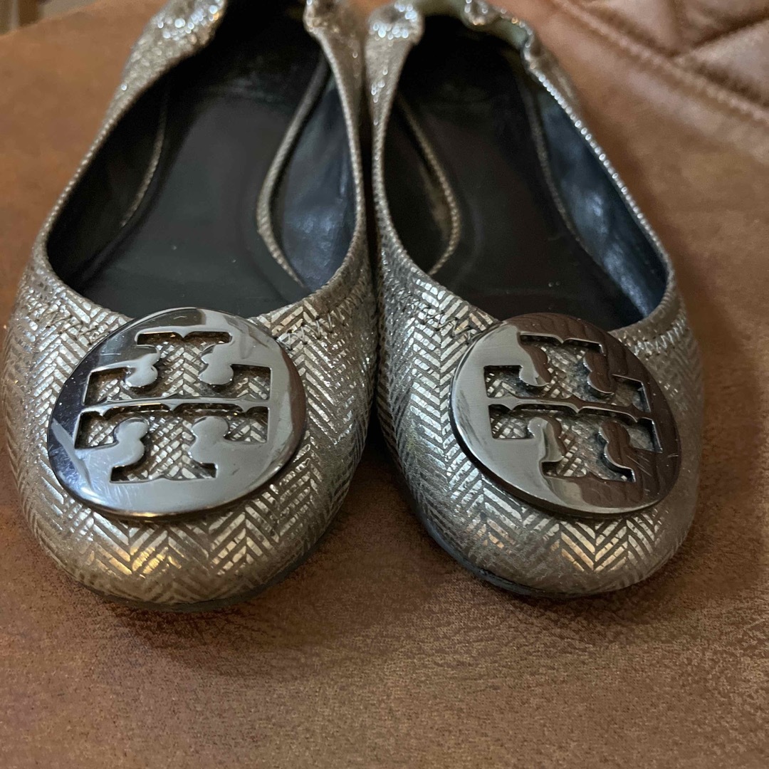 Tory Burch(トリーバーチ)のトリーバーチ　フラットシューズ　22 22.5 バレエシューズ レディースの靴/シューズ(ハイヒール/パンプス)の商品写真