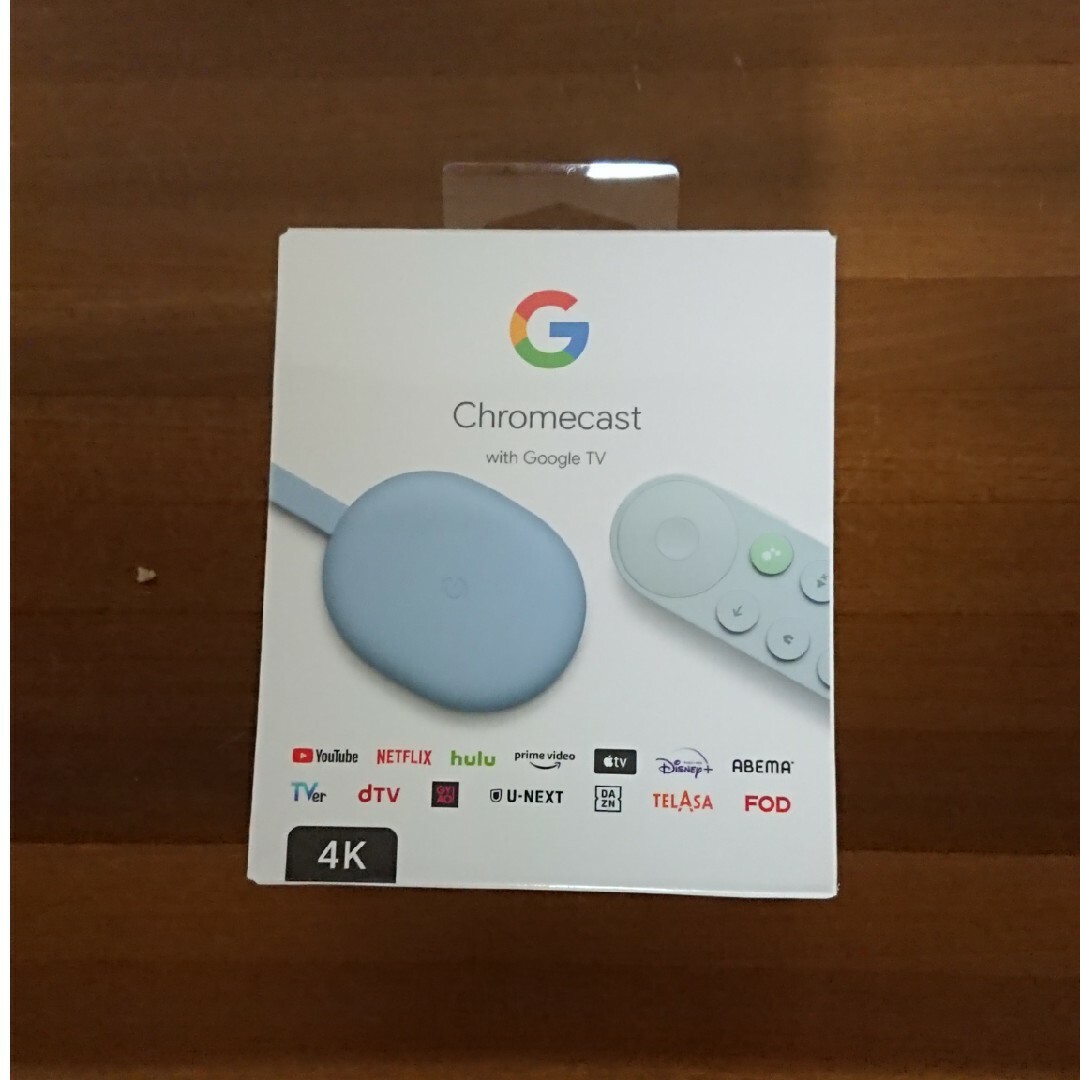 GoogleChromecast 4K 水色