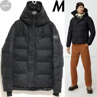 カナダグース(CANADA GOOSE)のカナダグース 3804M1 マクミラン パーカ ウール ダウン ジャケット 黒(ダウンジャケット)