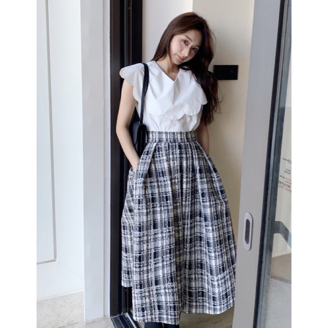 新品定価以下 birthdaybash KIRA CHECK SKIRT