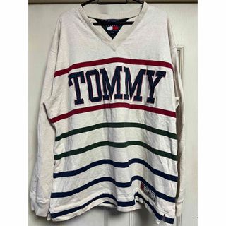 トミーヒルフィガー(TOMMY HILFIGER)の【古着】希少！TOMMY HILFIGER メンズ　ロンT(Tシャツ/カットソー(七分/長袖))