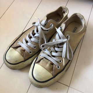 オールスター(ALL STAR（CONVERSE）)の当時物！黒ラベル！コンバース　オールスター　サイズ23.5(スニーカー)