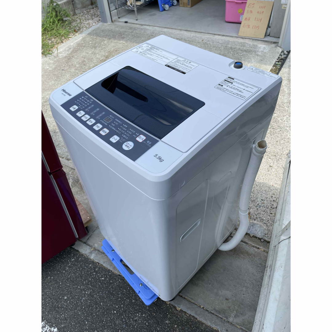 引取歓迎愛知 Hisense 5.5kg 洗濯機 HW-T55C 2020年製-