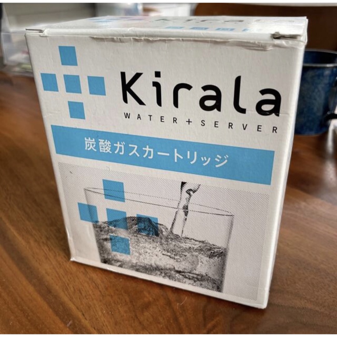 キララ(キララ)のキララ 炭酸ガスカートリッジ 食品/飲料/酒の飲料(ミネラルウォーター)の商品写真