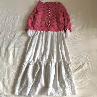 イザベルマラン(Isabel Marant)の専用 2点セットヴィンテージドレス& trico ニット(ロングワンピース/マキシワンピース)