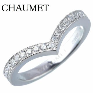 ショーメ(CHAUMET)のショーメ ジョゼフィーヌ エグレット ダイヤ リング 現行モデル #54 AU750WG ハーフエタニティ 保証書(2021年)  CHAUMET【13906】(リング(指輪))