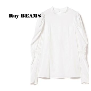 レイビームス(Ray BEAMS)の未使用タグ付き☆Ray BEAMS/ギャザーパフスリーブブラウス(シャツ/ブラウス(長袖/七分))