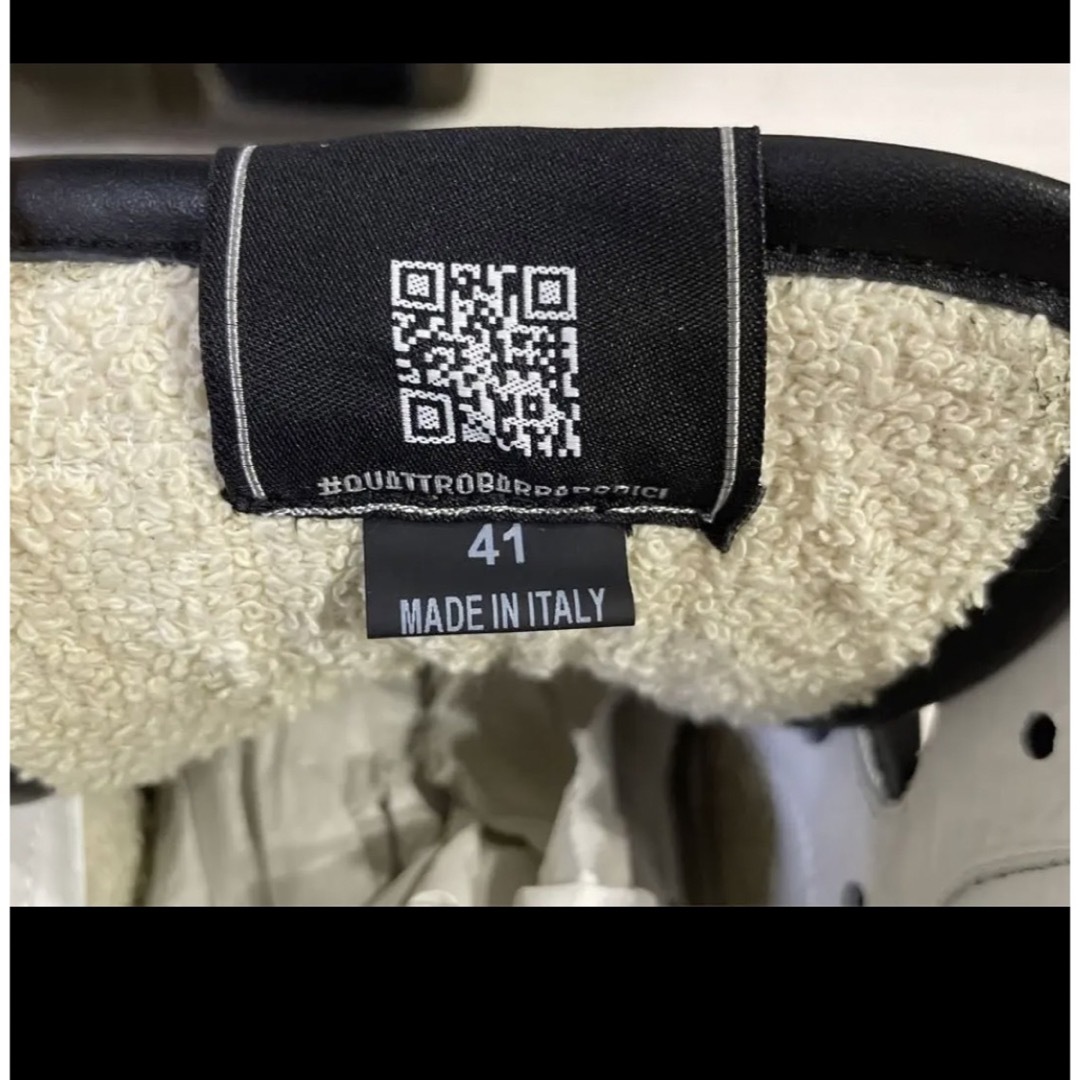 【新品】4B12 迷彩 ハイカットスニーカー  41 イタリア製 メンズの靴/シューズ(スニーカー)の商品写真