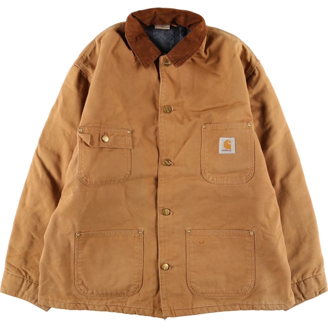 80年代 カーハート Carhartt ミシガンチョアコート ダック地ワークジャケット USA製 メンズXL ヴィンテージ /eaa376281