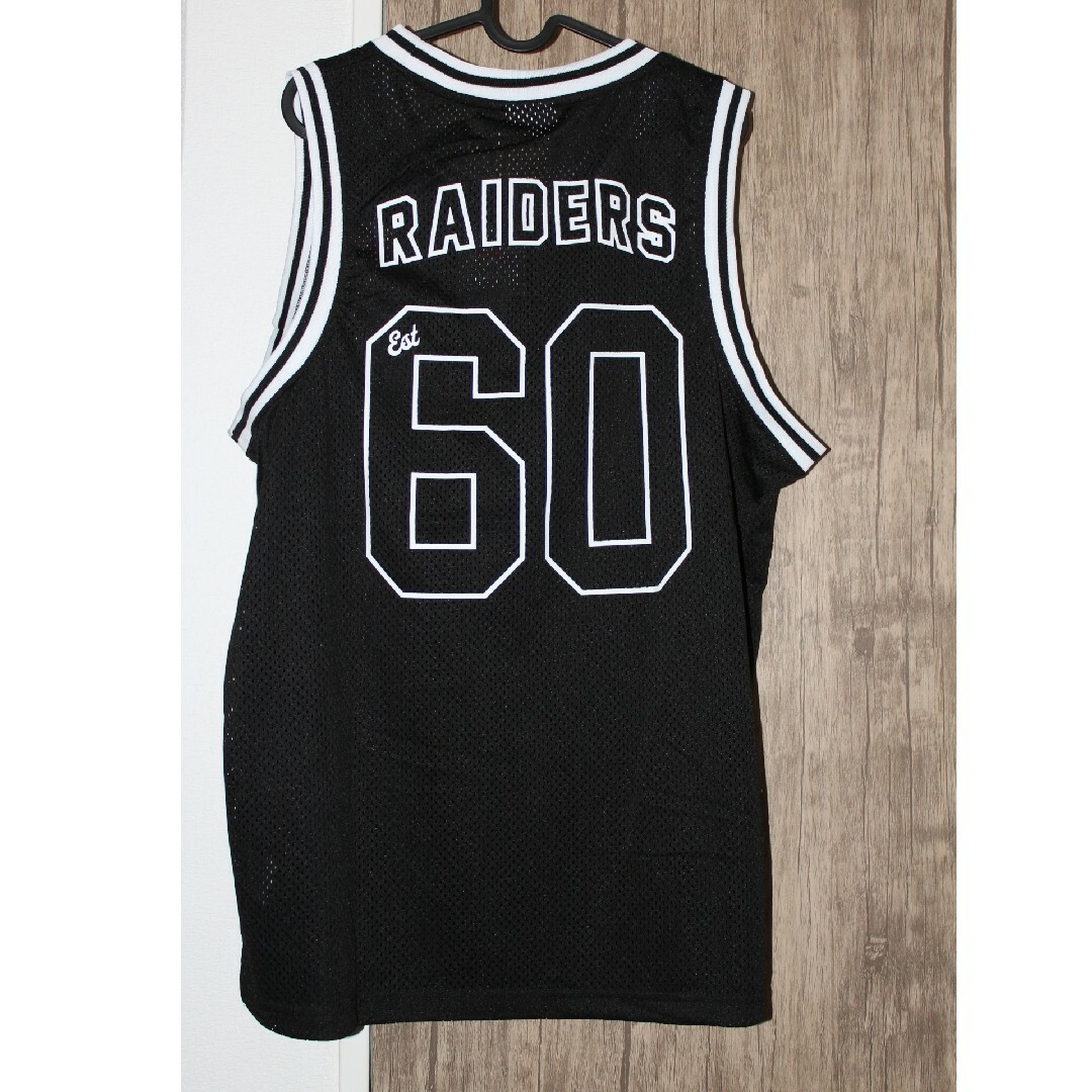 新品NFL raiders M レイダース フットボール タンクトップ-