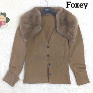 DAISY LIN FOXEY極美品　カシミヤ　ミンクファーコート　ミンク襟