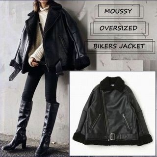 moussy - 【新品】MOUSSY F／LEATHER BIG ジャケット ブラウン 完売品