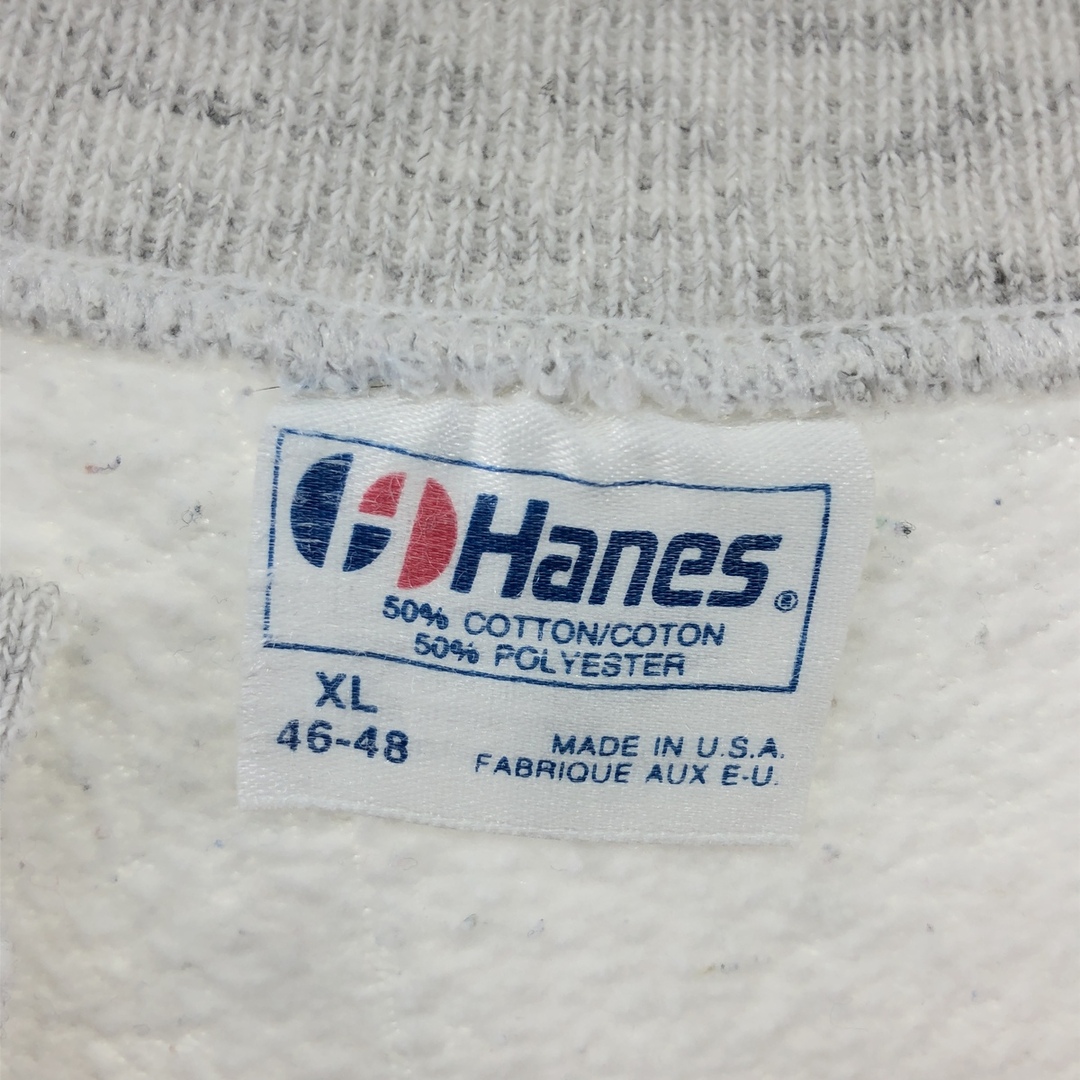 Hanes(ヘインズ)の古着 90年代 ヘインズ Hanes カットオフ 半袖 プリントスウェットシャツ トレーナー USA製 メンズL ヴィンテージ /eaa330671 メンズのトップス(スウェット)の商品写真