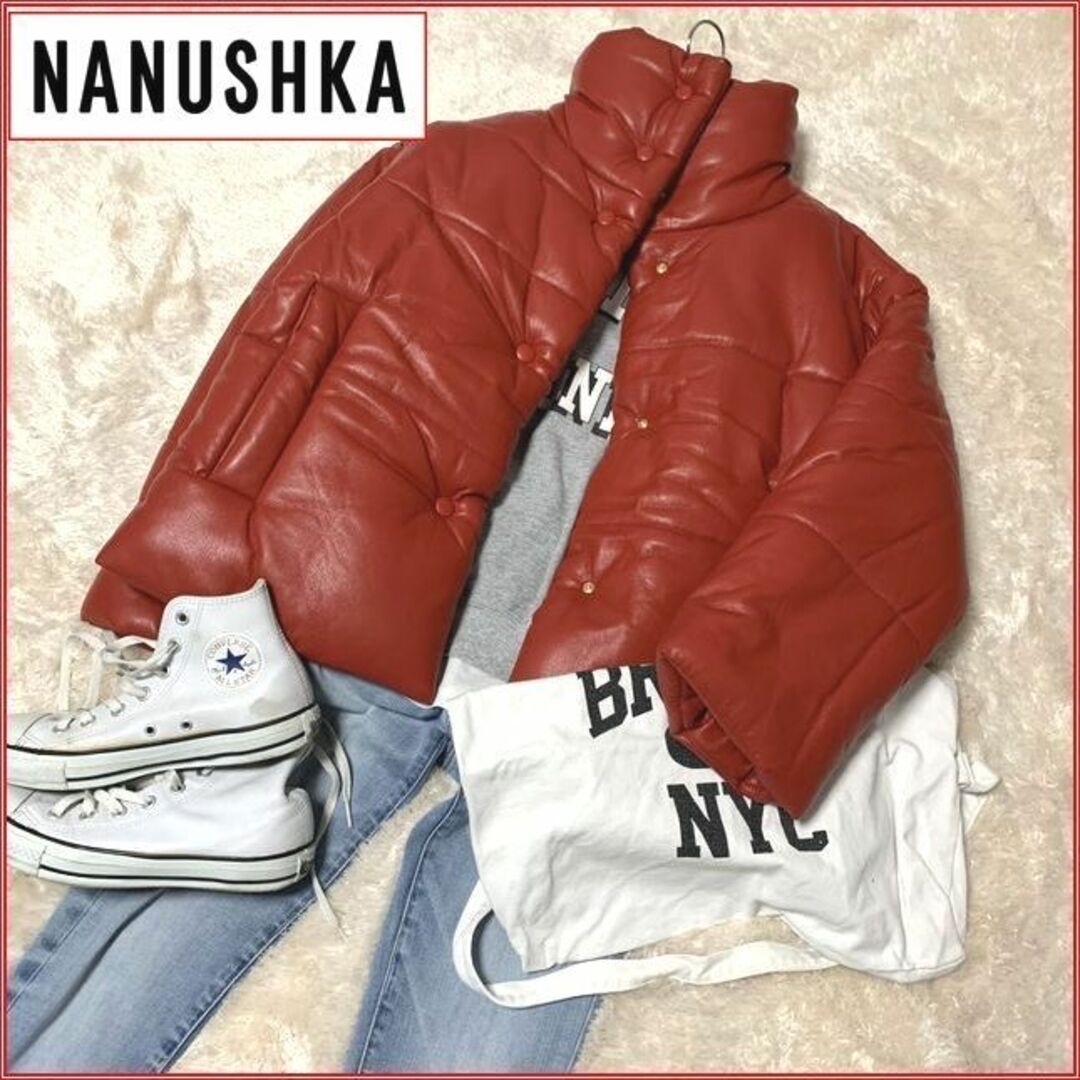 希少/定価6.6万円】 NANUSHKA ビーガンレザー オーバーサイズコート-