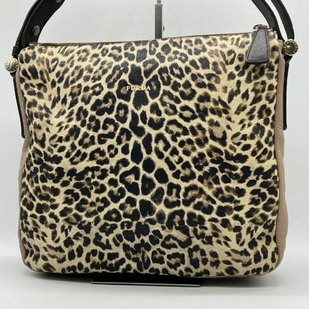 FURLA ヒョウ柄bag