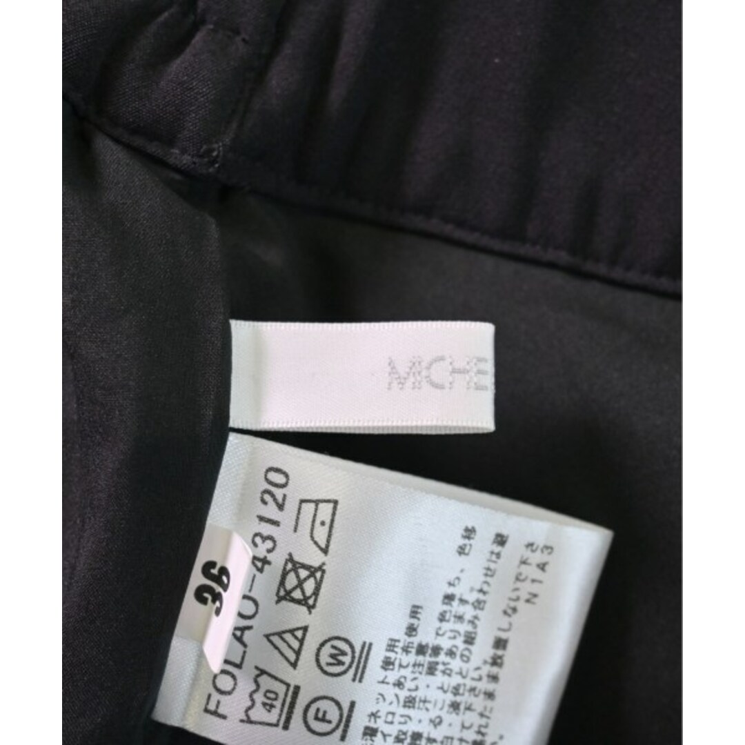 MICHEL KLEIN(ミッシェルクラン)のMICHEL KLEIN ミッシェルクラン スラックス 36(S位) 黒 【古着】【中古】 レディースのパンツ(その他)の商品写真