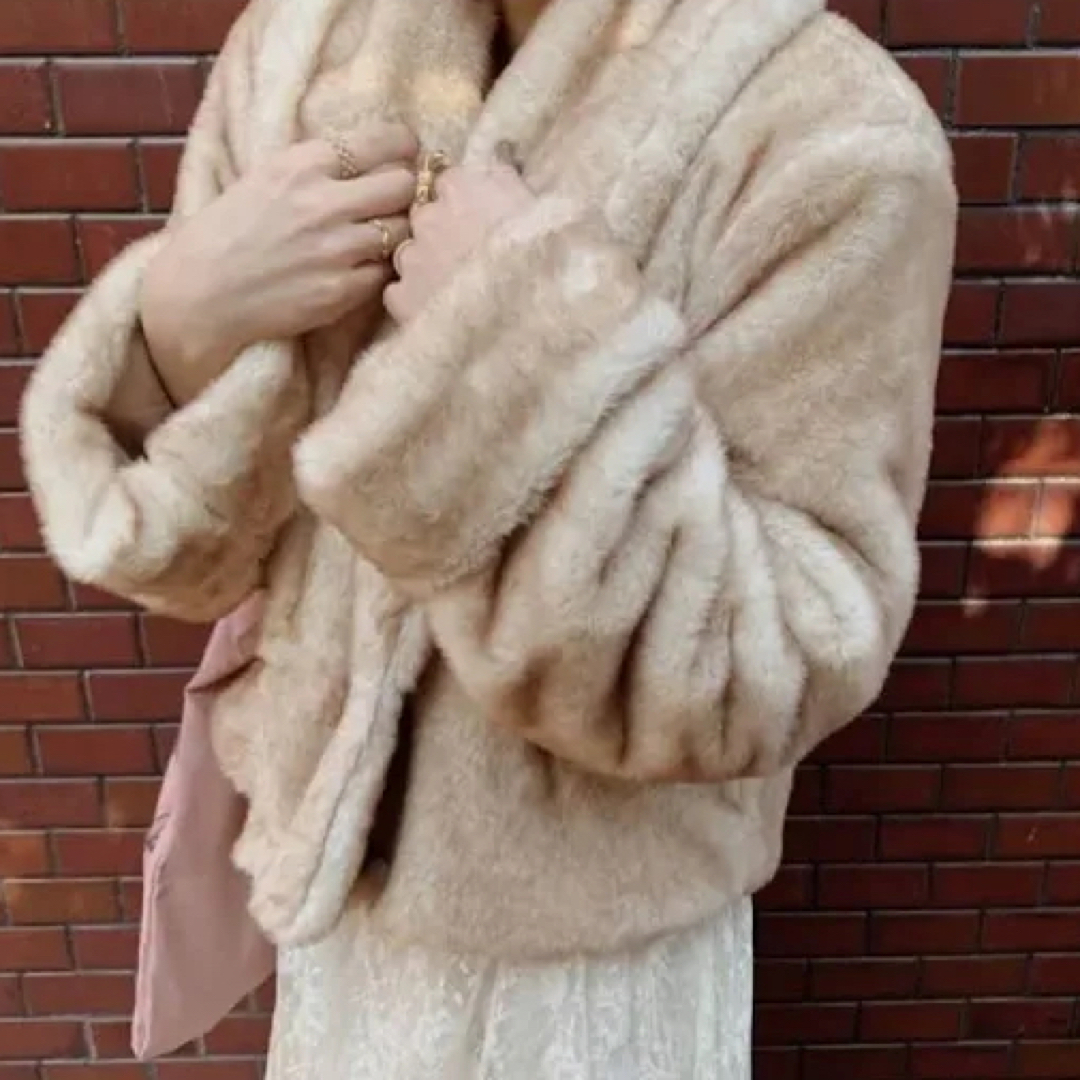 Treat ürself fur coat(rabbit) トリートファーコート