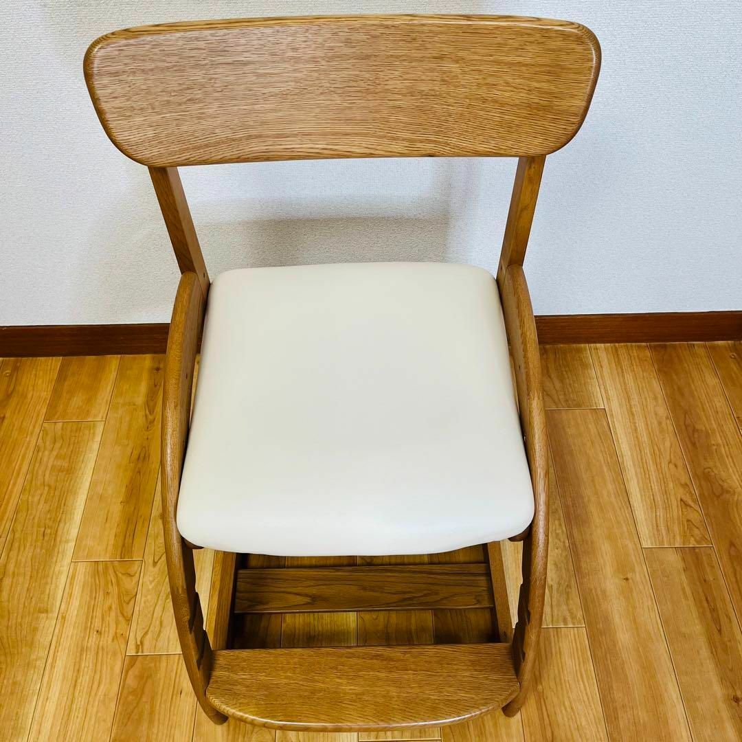 【美品】キャスター付 KARIMOKU カリモク 学習木製椅子 XT1811IH 2