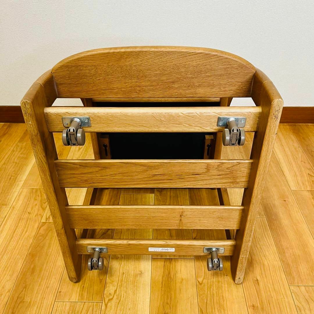 【美品】キャスター付 KARIMOKU カリモク 学習木製椅子 XT1811IH 7