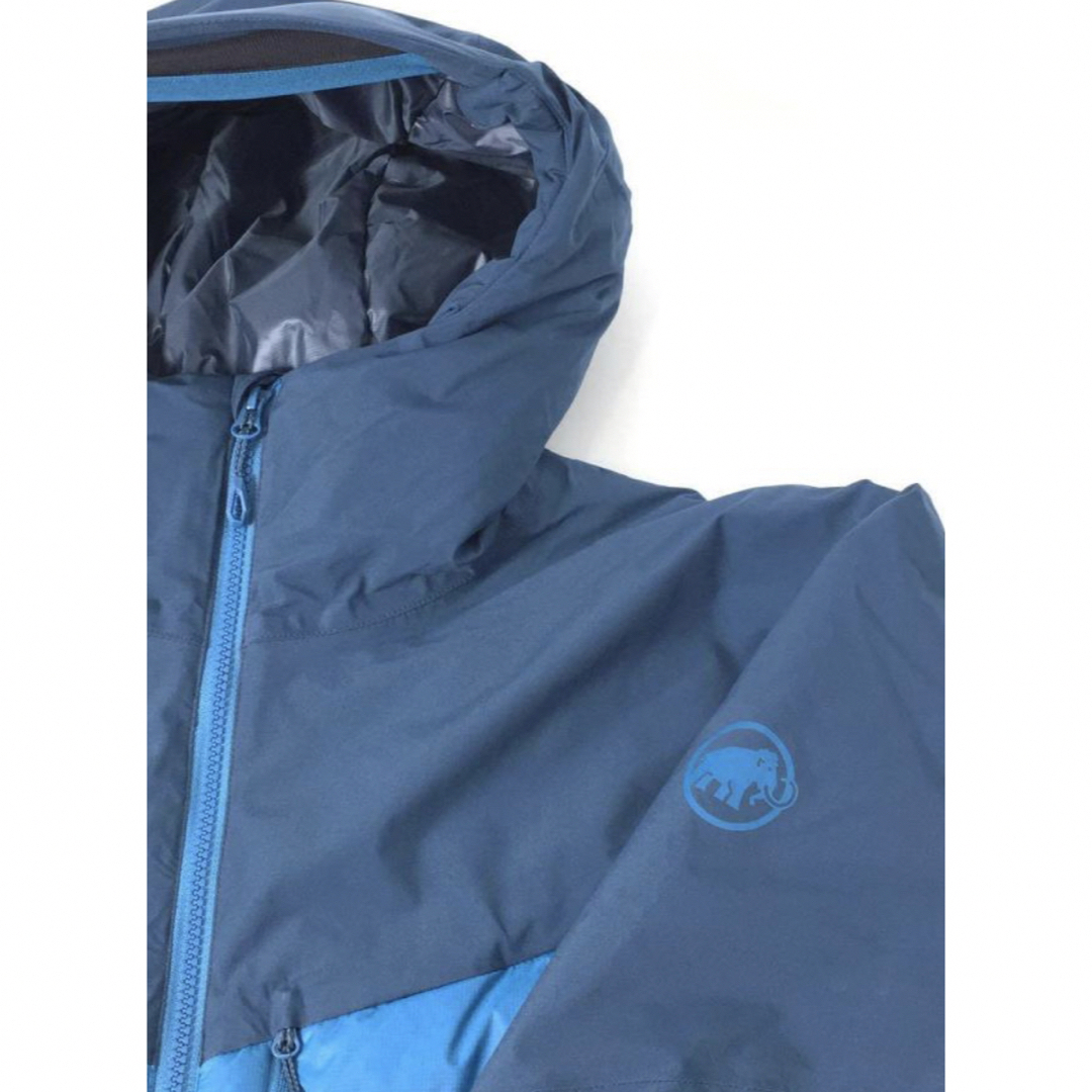 Mammut(マムート)の超軽量　マムート Rime Pro ハイブリッドダウンジャケット　M ブルー メンズのジャケット/アウター(ダウンジャケット)の商品写真