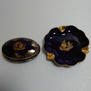 LIMOGES リモージュ小物入れ 灰皿の2品(小物入れ)